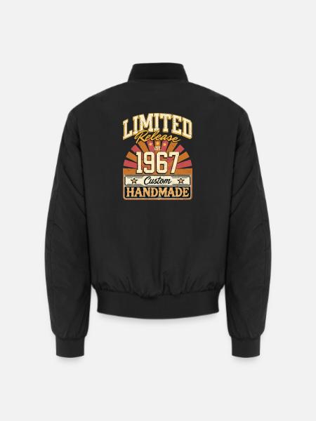 Limited 1967 Lustige Sprüche Geschenk Geburtstag - Unisex Bomberjacke - Schwarz