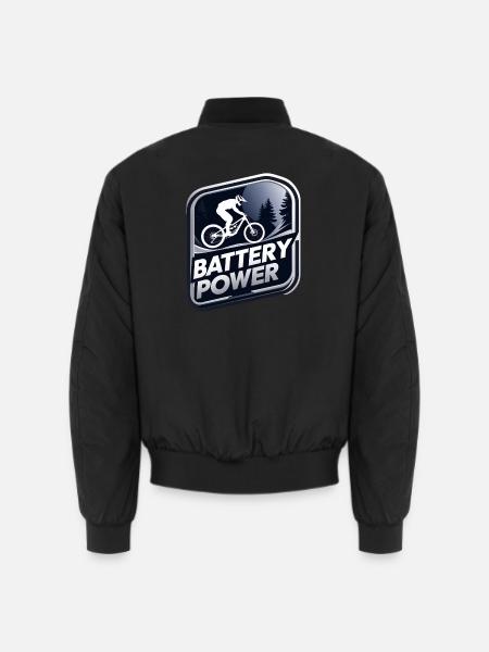 Battery Power - Unisex Bomberjacke - Schwarz
