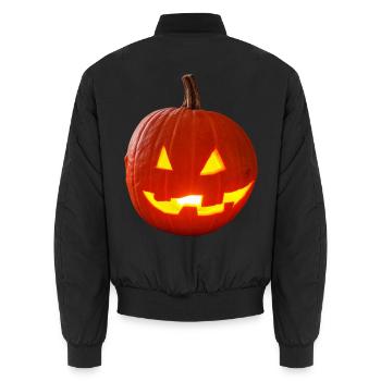 Dynia_SpokoLoko - Unisex Bomberjacke - Schwarz - Hinten - AI Model Male 185 light (185cm)