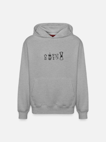 Alternative Coffee - Relaxed Unisex Organic Hoodie – by SPREAD - heather grey