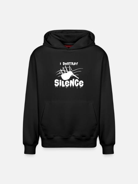 Dudelsack - Relaxed Unisex Organic Hoodie – von SPREAD - Schwarz