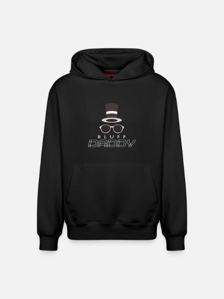poker - Relaxed Unisex Organic Hoodie – by SPREAD - black