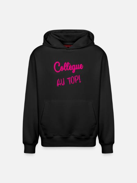 RETIREMENT. RETIREMENT. RETIRED. RETIREMENT - Relaxed Unisex Organic Hoodie – by SPREAD - black