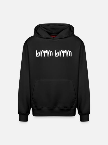 brrm brrm - Relaxed Unisex Organic Hoodie – by SPREAD - black