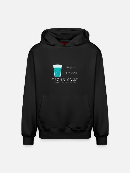 science - Relaxed Unisex Organic Hoodie – by SPREAD - black