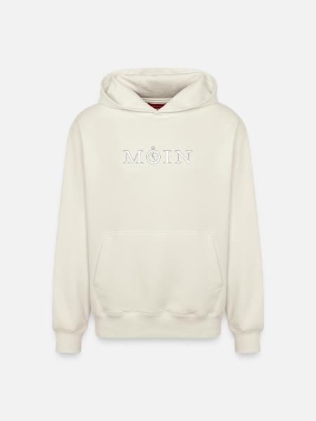 Moin - Relaxed Unisex Organic Hoodie – von SPREAD - Naturweiß