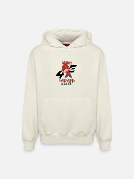 Dab Boy Grundschule - Relaxed Unisex Organic Hoodie – von SPREAD - Naturweiß