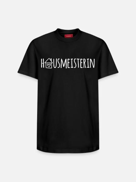 Hausmeisterin - Relaxed Unisex Supima Cotton T-Shirt – von SPREAD - Schwarz