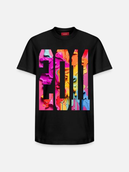 BUNT 15TH BIRTHDAY 2011 - Relaxed Unisex Supima Cotton T-Shirt – by SPREAD - black