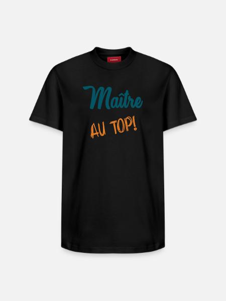 MAITRE - T-shirt unisexe décontracté en coton Supima – de SPREAD - noir