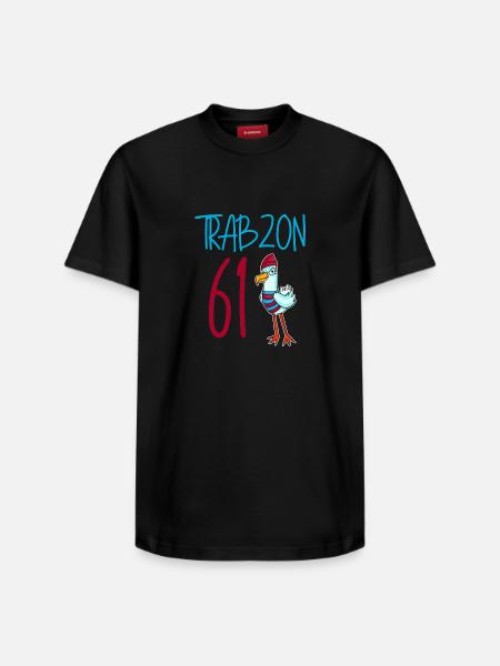 Trabzon 61 Turkey city - Relaxed Unisex Supima Cotton T-Shirt – by SPREAD - black