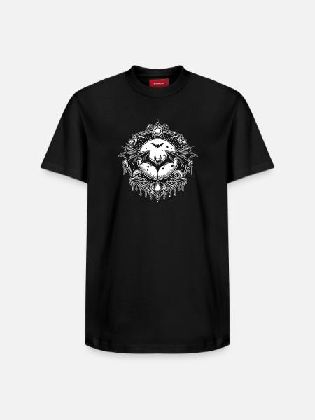Bat Logo - Relaxed Unisex Supima Cotton T-Shirt – by SPREAD - black