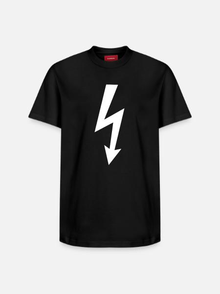 Blitz Logo - Relaxed Unisex Supima Cotton T-Shirt – von SPREAD - Schwarz