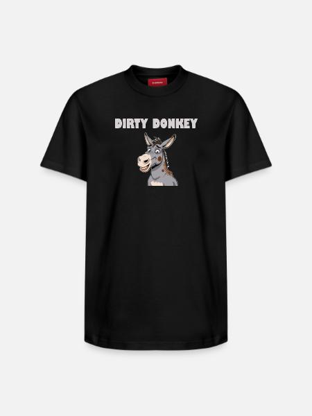 DIRTY DONKEY - Relaxed Unisex Supima Cotton T-Shirt – by SPREAD - black
