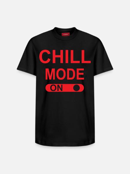 Chill mode ON - T-shirt unisexe décontracté en coton Supima – de SPREAD - noir
