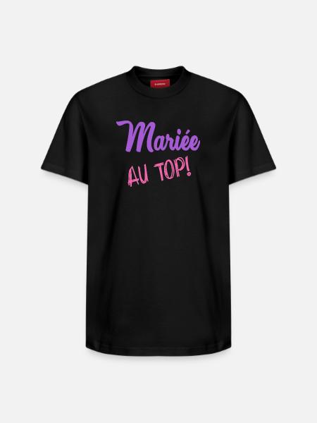 FUTURE MARIEE. EVJF - T-shirt unisexe décontracté en coton Supima – de SPREAD - noir