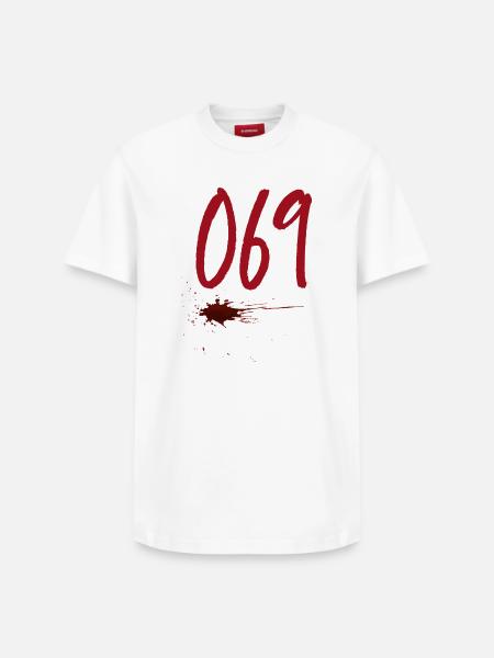 Postal Code Frankfurt 069 - Relaxed Unisex Supima Cotton T-Shirt – by SPREAD - white