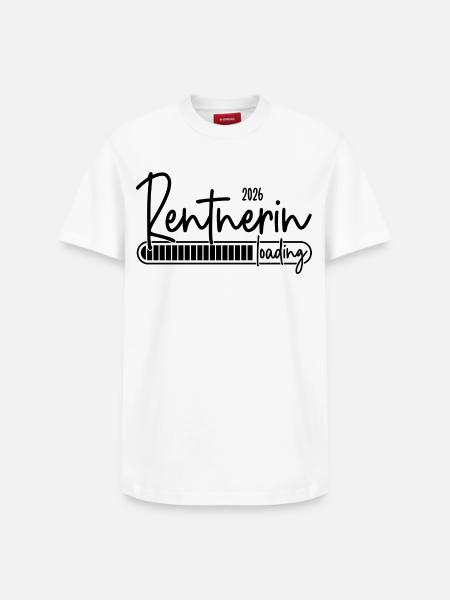 Rentnerin 2026 Loading - Relaxed Unisex Supima Cotton T-Shirt – von SPREAD - Weiß