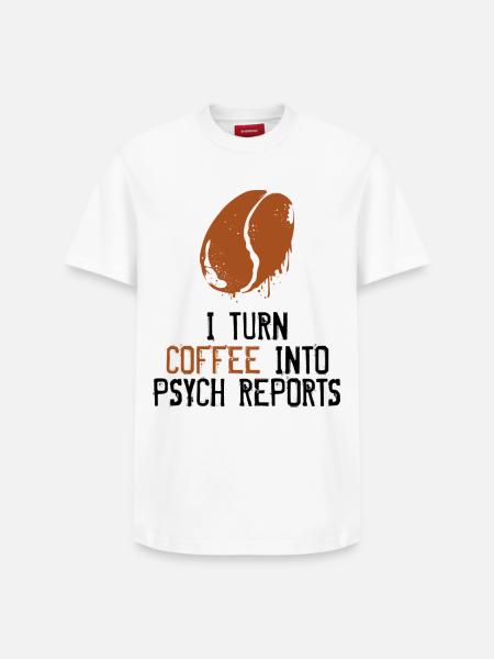 psychologist - Relaxed Unisex Supima Cotton T-Shirt – by SPREAD - white