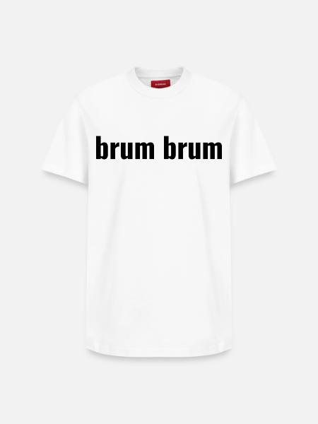 Brum Brum - T-shirt unisexe décontracté en coton Supima – de SPREAD - blanc