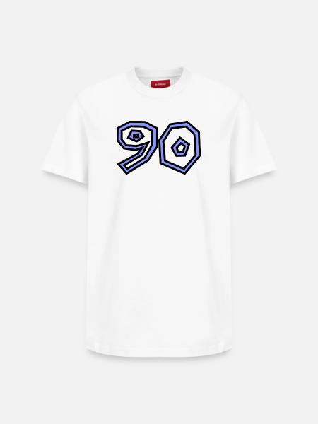 90 - Relaxed Unisex Supima Cotton T-Shirt – by SPREAD - white