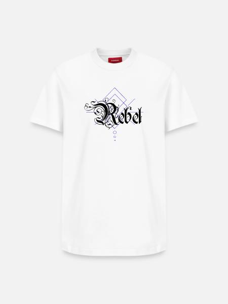 Rebel - Relaxed Unisex Supima Cotton T-Shirt – by SPREAD - white