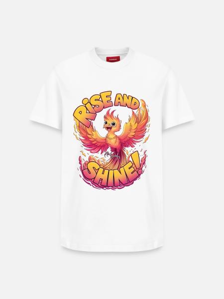 Raus aus den Federn - Relaxed Unisex Supima Cotton T-Shirt – von SPREAD - Weiß