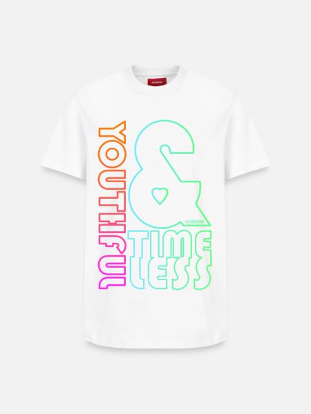 Youthful & Timeless - Relaxed Unisex Supima Cotton T-Shirt – by SPREAD - white