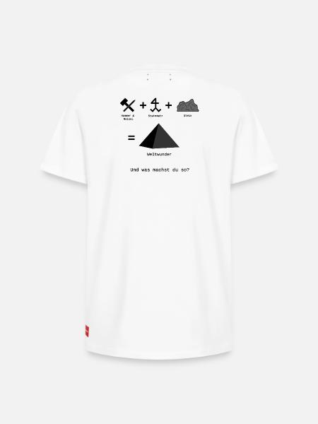 Weltwunder - Relaxed Unisex Supima Cotton T-Shirt – von SPREAD - Weiß