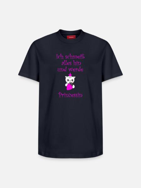 Prinzessin - Relaxed Unisex Supima Cotton T-Shirt – von SPREAD - Navy