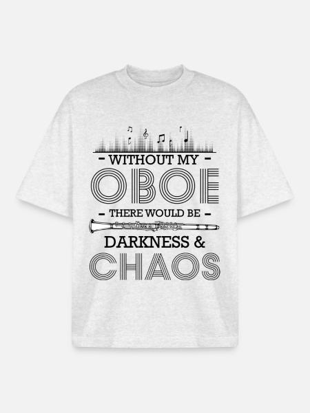hautbois - T-shirt unisexe boxy épais biologique Stanley/Stella - gris chiné frais