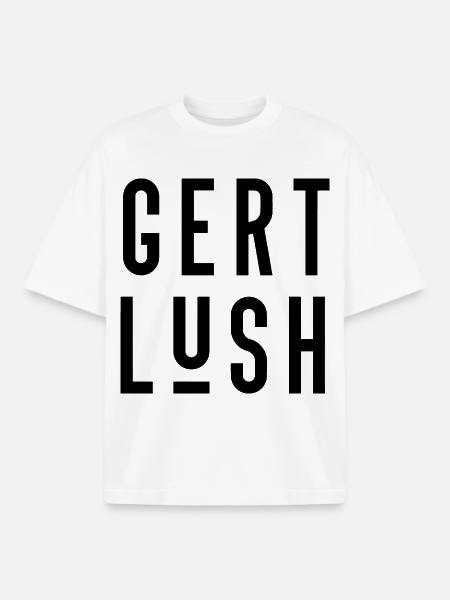 Bristol Dialect Gert Lush - Boxy Heavyweight Unisex Organic T-Shirt by Stanley/Stella - white