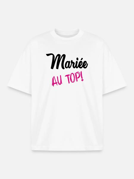 MARRIAGE - Boxy Heavyweight Unisex Organic T-Shirt by Stanley/Stella - white
