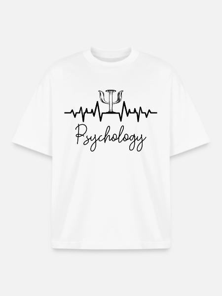 psychologue - T-shirt unisexe boxy épais biologique Stanley/Stella - blanc