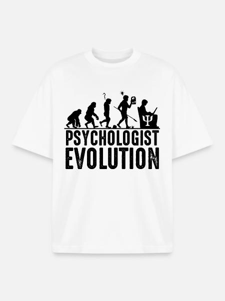 psychologue - T-shirt unisexe boxy épais biologique Stanley/Stella - blanc