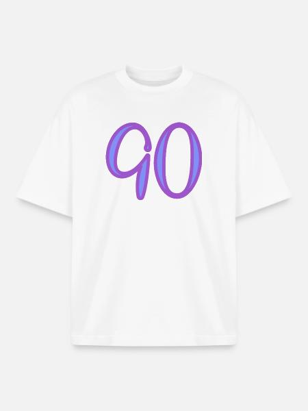 90 - Boxy Heavyweight Unisex Organic T-Shirt by Stanley/Stella - white