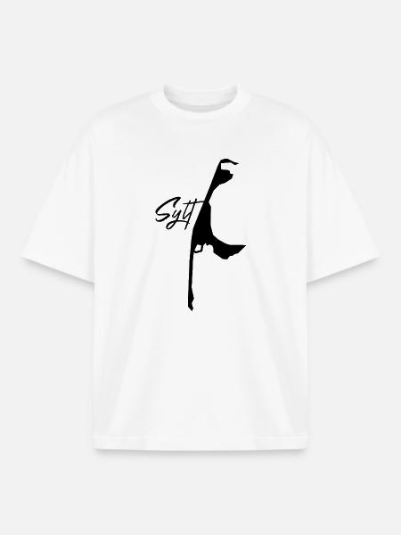 Insel Sylt - Boxy Heavyweight Unisex Organic T-Shirt von Stanley/Stella - Weiß