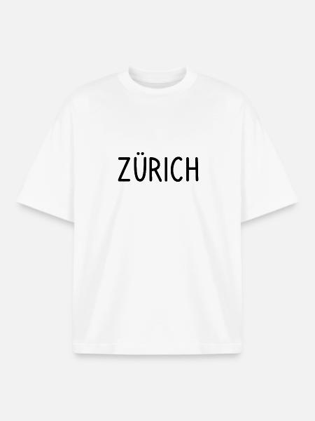 Zurich - Boxy Heavyweight Unisex Organic T-Shirt by Stanley/Stella - white