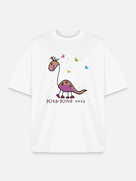 Kindergarten 2023 - Boxy Heavyweight Unisex Organic T-Shirt by Stanley/Stella - white