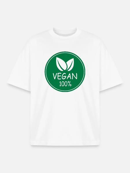 vegan 100% - Boxy Heavyweight Unisex Organic T-Shirt von Stanley/Stella - Weiß