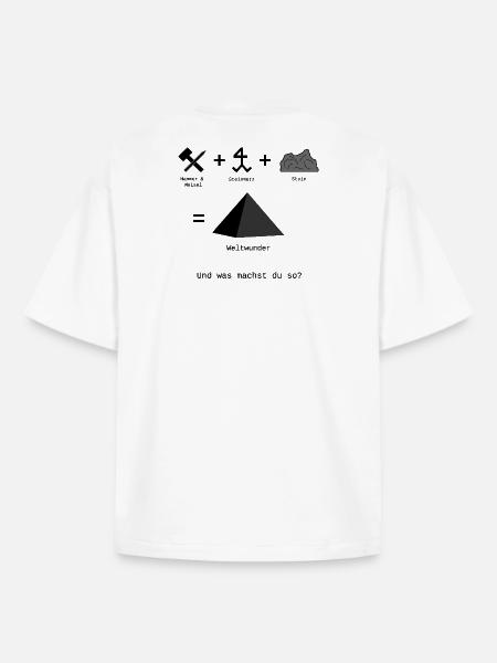 Weltwunder - Boxy Heavyweight Unisex Organic T-Shirt von Stanley/Stella - Weiß