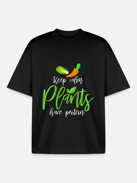 Vegan - Boxy Heavyweight Unisex Organic T-Shirt by Stanley/Stella - black