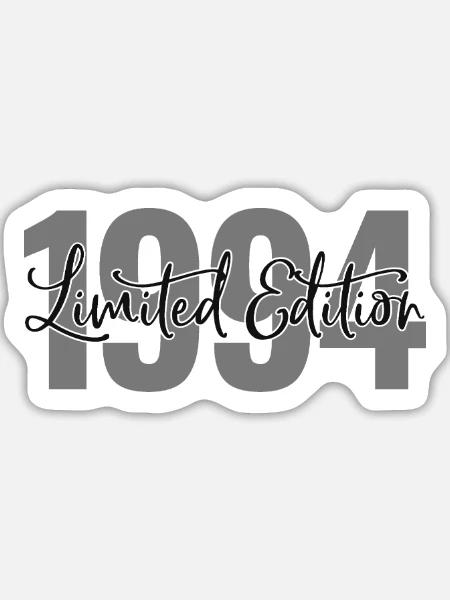 Limited Edition 1994 - Sticker Größe L (20 x 20 cm) - Mattweiß