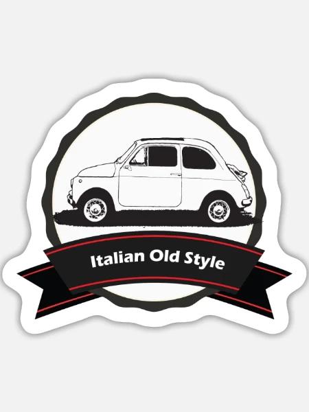 500 - Sticker Größe L (20 x 20 cm) - Mattweiß