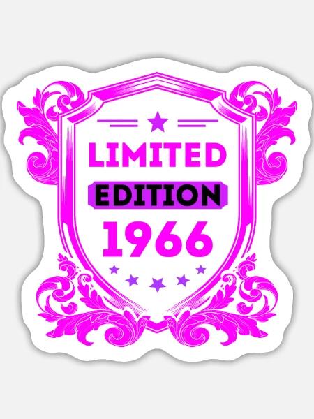 1966 - Sticker Größe L (20 x 20 cm) - Mattweiß