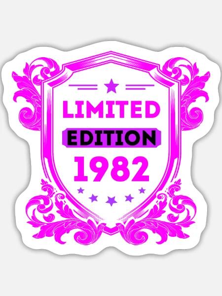 1982 - Sticker Größe L (20 x 20 cm) - Mattweiß