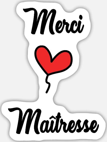 VIELEN DANK. GELIEBTE - Sticker Größe L (20 x 20 cm) - Mattweiß