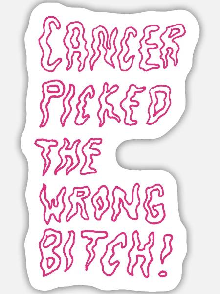 Picked the wrong - Sticker Größe L (20 x 20 cm) - Mattweiß