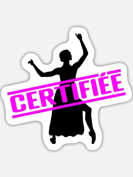 ZERTIFIZIERTER BESTER LEHRER - Sticker Größe L (20 x 20 cm) - Mattweiß