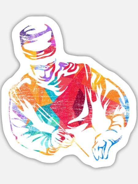 Präziser Neurochirurg Hirnchirurgie - Sticker Größe L (20 x 20 cm) - Mattweiß